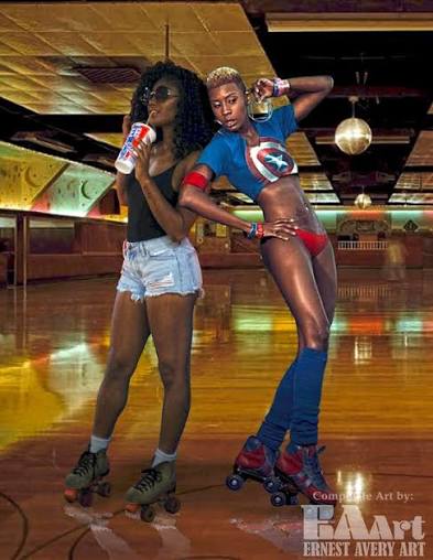 Roller Boogie - E. A. Art - Digital Art, People & Figures, Other People &  Figures, Female - ArtPal