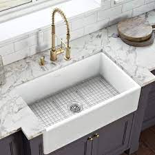 Some sellers also offer thank. Ruvati 33 X 20 Inch Fireclay Reversible Farmhouse Apron Front Kitchen Sink Single Bowl White Rvl2300wh Amazon Com