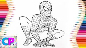 We are sure your kids love super heroes. Spiderman Coloring Pages Spiderman Was The First Superhero I Started To Color On My Channel Youtube