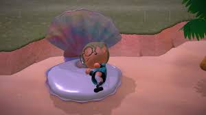 The bed requires 3 stone, 3 clay and 5 giant clams to craft. Zucker Gifted Me This Seashell Bed Animalcrossing