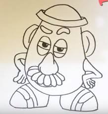 How To Draw Mr Potato Head From Toy Story Cartoon Drawings Https Htdraw Com Wp Con Character Drawing Disney Character Drawings Drawing Cartoon Characters