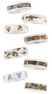 Accessorize And Bring A Little Outdoors To Your Man S Style Shop Men S Jewelry Temptinnnnnn Camo Wedding Rings Mens Wedding Rings Rings For Men