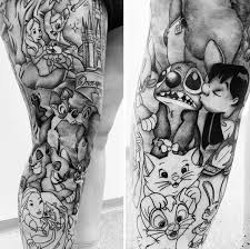 Black And White Mermaid Tattoo Sleeve Full Leg Disney Tattoo In Progress Disney Sleeve Tattoos Full Leg Tattoos Leg Tattoos