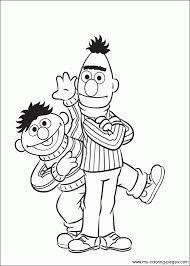 Bert and ernie play the thrompet. Ernie Bert Coloring Pages Sesame Street Coloring Pages Coloring Pages Cute Coloring Pages