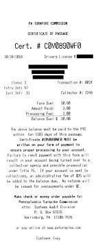 Pa turnpike toll by plate info. Pa Turnpike Toll By Plate Sample Invoice