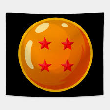 Dragon ball 4 star logo. 4 Star Dragonball Pocket Dbz Dragonball Tapestry Teepublic