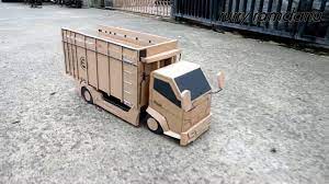 Text of miniatur truk pembuang sampah. Miniatur Truk Dari Kardus Youtube