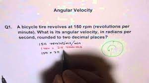 I am using raspberry pi with an attached camera. Rpm To Angular Velocity Of Cycle Wheel Youtube
