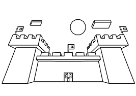 Minecraft 8 Ausmalbild