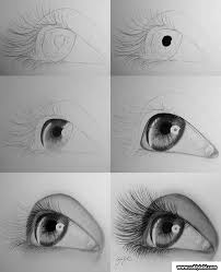 Karakalem Ile Cizilmis Bayan Gercek 3d Renkli Goz Cizimleri Ve Teknikleri Guzel Sozler Realistic Drawings Pencil Art Drawings Realistic Eye Drawing