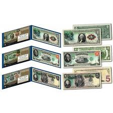 How fast can you give change? Rainbow Series 1869 Designed New U S Bills Genuine Legal Tender Modern U S 1 2 5