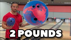 220 Average Bowler throws a TWO-POUND rubber bowling ball?! - YouTube