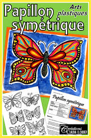 Papillon Symetrique Projet D Arts Plastiques Ete Et Printemps Art Plastique Art De Printemps Planifications De Cours D Art