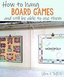 Mounting Game Boards How To Hang Board Game Art The Easy Way Game Room Wall Art Game Room Decor Board Game Room