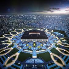 Gallery Of Qatar Unveils Designs For Second World Cup Stadium 2 Stadium Architecture Stadium Design World Cup Stadiums