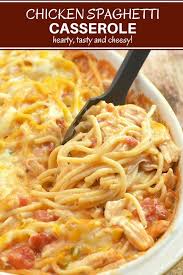 Chicken Spaghetti Casserole Recipe Chicken Spaghetti Casserole Spaghetti Casserole Chicken Spaghetti