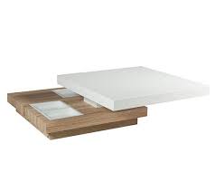 Table Basse Pivotante Turn Imitation Chene Et Blanc Laque Table Basse But En 2020 Table Basse Blanc Laque Table Basse Blanc Table Basse