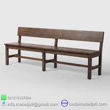 Kursi panjang kayu jati minimalis. Bangku Panjang Kayu Jati Model Rustic Dari Kedai Mebel Jepara