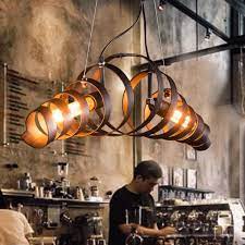 bar retro lampe de fer minimaliste suspension style industriel moderne lustres amazon fr lampes vintage decoration minimaliste lampes suspendues industrielles