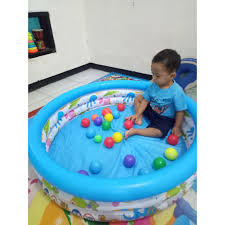 Mandi bola playarea (trampoline, slider) pretend play area (pos indonesia, hospital, burgershop, ice cream store, sushi bar) Kolam Bermain Anak Kolam Mandi Bola Kolam Renang Ocean Shopee Indonesia