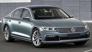 All New Volkswagen Phaeton Speculatively Rendered Based On C Coupe Gte Concept