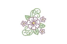 Download Purple Outline Flower Creative Fabrica SVG Cut Files