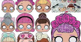 Diferencias lol surprise las muñecas lol surprise! Lol Surprise Mascaras Para Imprimir Y Recortar Bebeazul Top