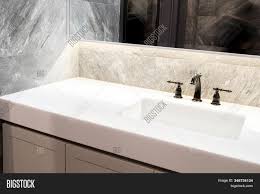 Abacus simple basin counter top from £59.40 inc. Counter Top White Image Photo Free Trial Bigstock