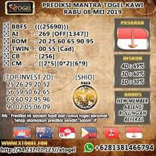 Prediksi Togel Jakarta Rabu 8 Mei 2019 Togel Online Togel Online Indonesia Togel Indonesia Prediksi Togel Sgp Prediksi Togel Prediksi To Mei Sydney 12 Mei