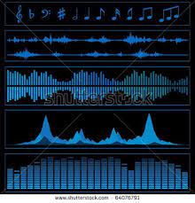 Notes And Sound Waves Music Background Music Backgrounds Sound Waves Music