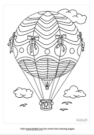 1190x1710 awesome hot air balloon template printable coloring pages general. Hot Air Balloon Coloring Pages Free Vehicles Coloring Pages Kidadl