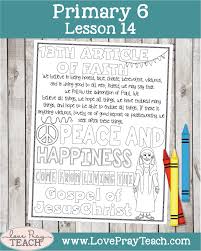 This download includes a 8.5x11 pdf for every article of faith including a really cute cover. Primary 6 Lesson 14 Jacob And His Family
