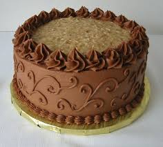 I love seeing that coconut pecan filling peeking out! My Mil Fav Cake Is In 2020 Chocolate Cake Decoration Cake Decorating German Chocolate Cake