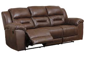 Ashley furniture sells affordable furniture available in varying colors, styles and materials. Stoneland Manual Reclining Sofa Ashley Furniture Homestore