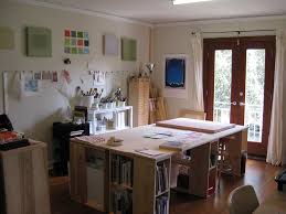 Virtually any piece of sturdy furniture that was if no one you know is remodeling their home, drive through older neighborhoods where homes are in my studio, various command hooks hold a broom and dustpan, my painting apron and smock, and. Art Studio Art Desk Ideas Homes Of Heaven