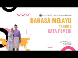 Tahap 1 kata ganda penuh tahun 3. Bahasa Melayu Tahun 3 Kata Pemeri Youtube