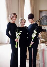 25 Long Sleeved Bridesmaids Dresses Winter Wedding Bridesmaids Black Bridesmaid Dresses Long Winter Bridesmaids