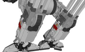 Ocp Ed 209 3d Obj Robocop 3d Model Model