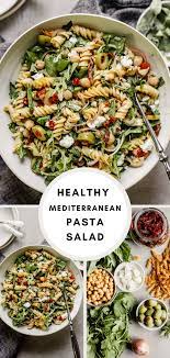 Healthy Mediterranean Pasta Salad Recipe Healthy Pasta Salad Recipes Healthy Winter Salad Recipes Winter Salad Recipes