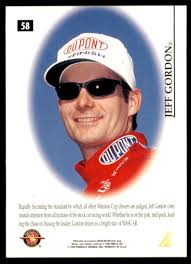 1996 Pinnacle Jeff Gordon Champion in motion #58