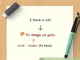 how to conjugate spanish verbs present tense 12 steps