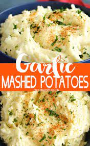 Garlic Mashed Potatoes An Easy Side Dish Dinner Recipe Perfect For All Of Those Holiday Feasts Too So De Side Dishes Easy Easy Potato Recipes Garlic Mashed