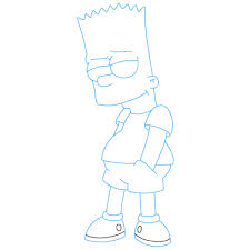 Bart Simpson Zeichnen Lernen Schritt Fur Schritt Tutorial Zeichnen Leicht Gemacht