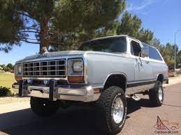 (first posted 5/2/2012) starting in the early sixties, trucks started to get fun. 1983 Dodge Ramcharger 4x4 Arizona 440 Big Block Arizona No Rust