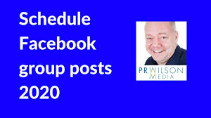 How to schedule posts on facebook pages using a smartphone app? How To Schedule Facebook Group Posts 2020 Youtube