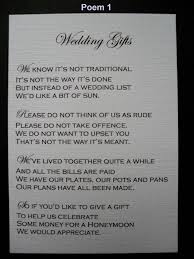 Polite Way To Ask For Money Instead Of Wedding Gfits Google Search Wedding Gift Poem Wedding Gift Money Personalized Wedding Gifts