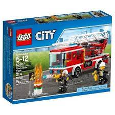 Lego City Fire Ladder Truck 60107 Lego City Fire Lego City Sets Lego Fire
