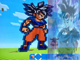 Goku Ultra Instinct Omen Minecraft Pixel Art Dragonballz Amino He debuted in the original dragon ball series alongside goku as a sparring partner for the upcoming tournament towards the end of the original series. goku ultra instinct omen minecraft