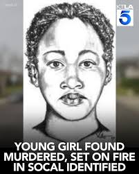 A young girl who was found murdered with her body set