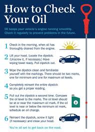 A Simple Infographic Explaining How To Check The Oil In Your Car In 6 Short Steps Car Facts Car Essentials Car Care Tips